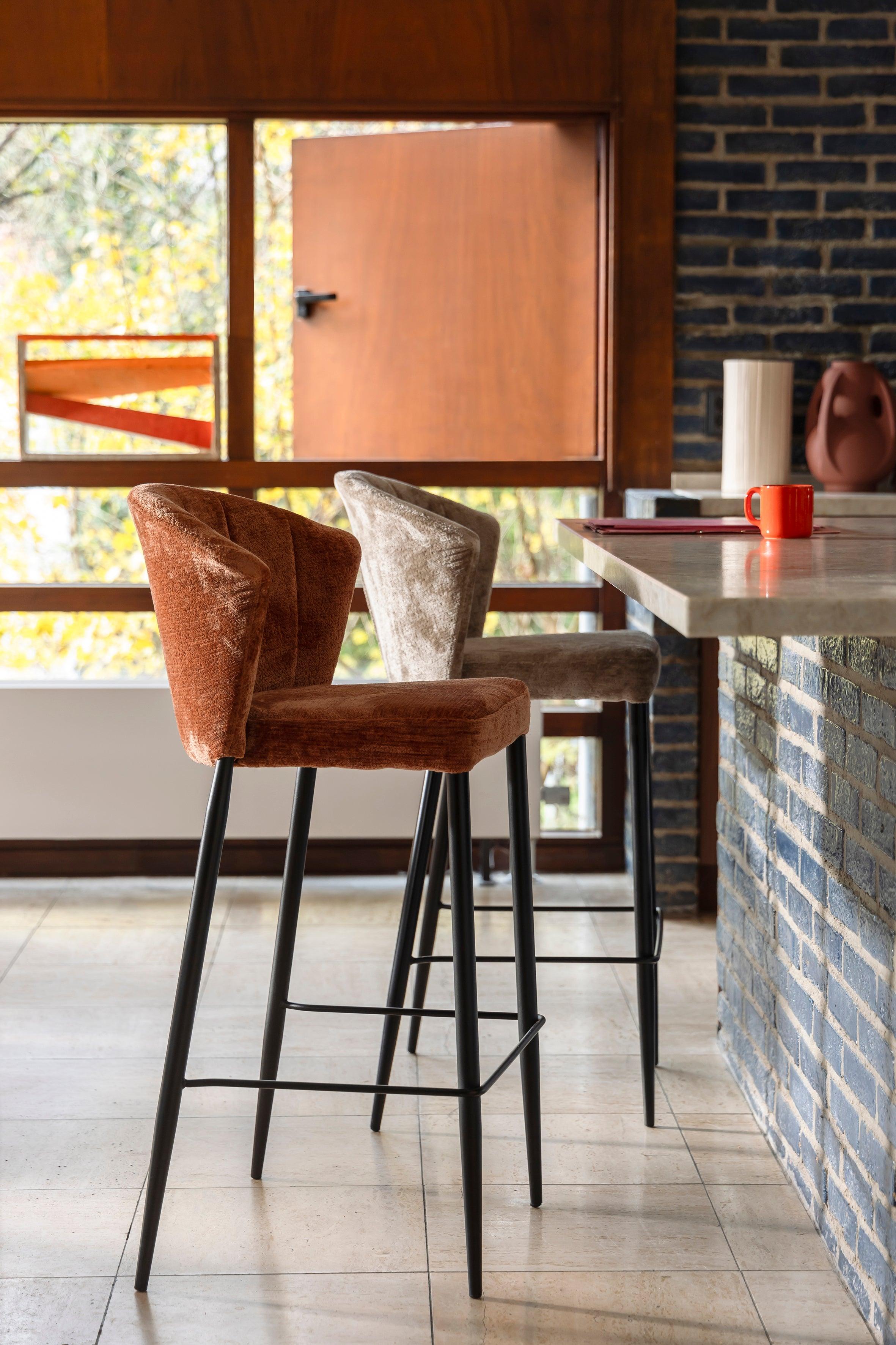 Georgia Stool Counter Terra Dutchbone Eye on Design