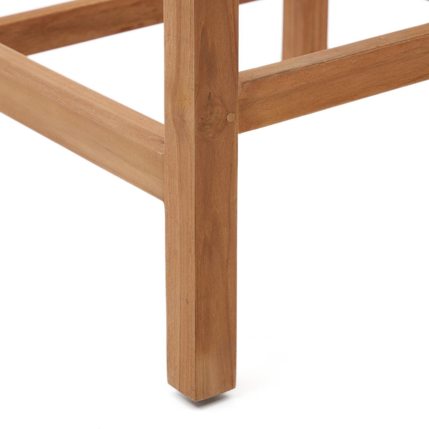 Krzesło barowe GIVEROLA lite drewno tekowe La Forma Eye on Design