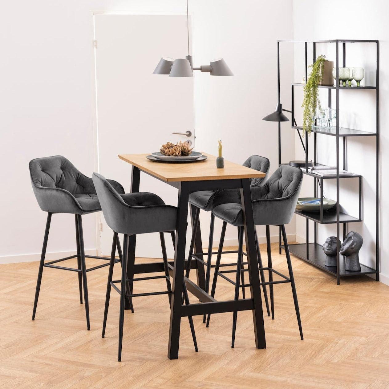 Krzesło barowe MARTEN ciemnoszary Home Essentials Eye on Design