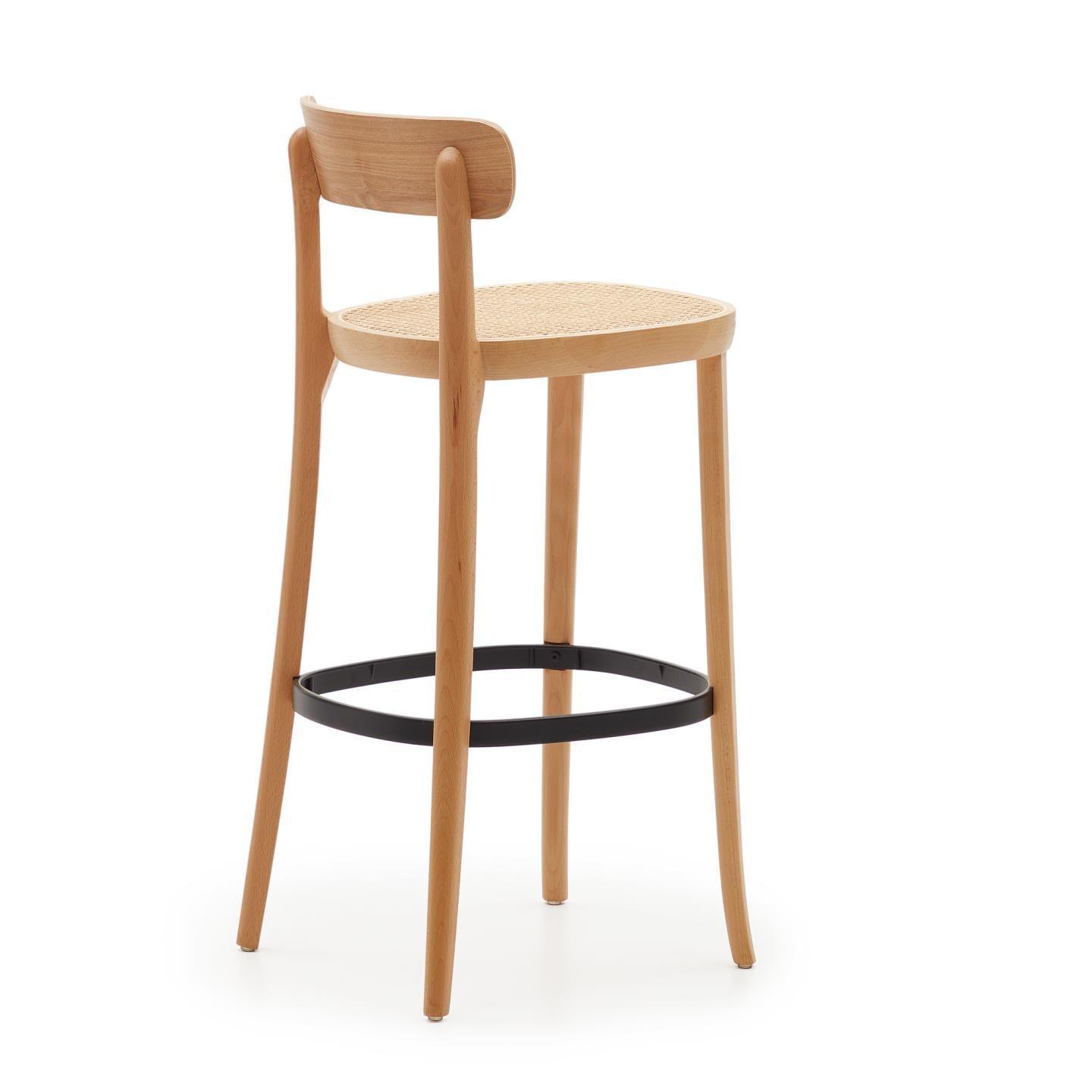 Krzesło barowe ROMANE drewno bukowe La Forma Eye on Design
