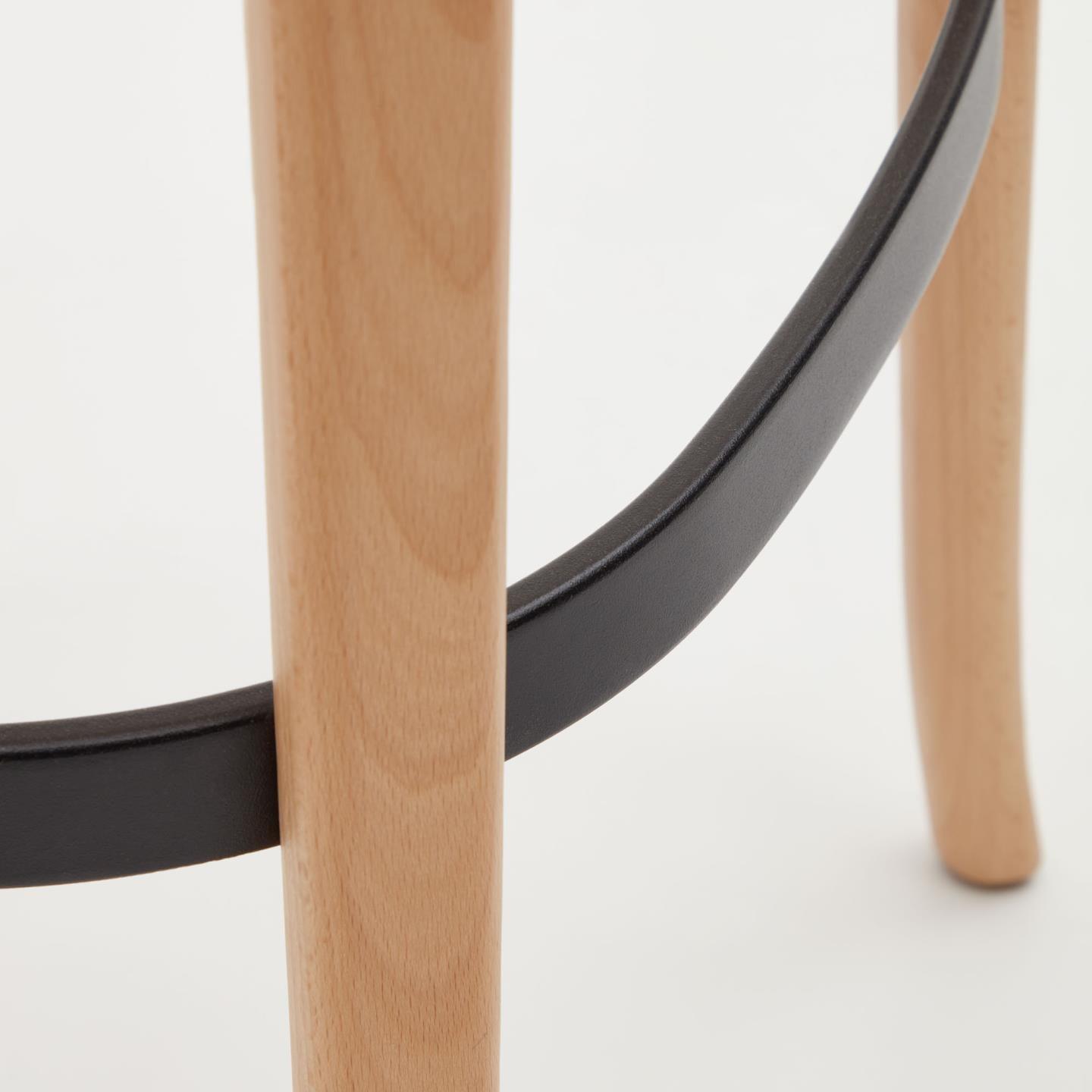 Krzesło barowe ROMANE drewno bukowe La Forma Eye on Design