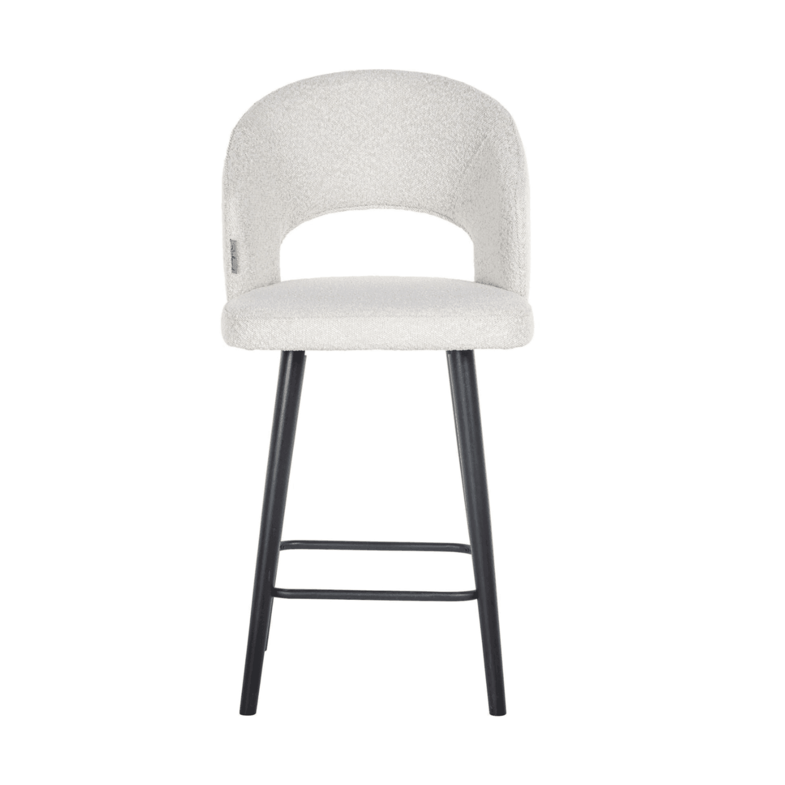 Krzesło barowe SAVOY biały bouclé Richmond Interiors Eye on Design