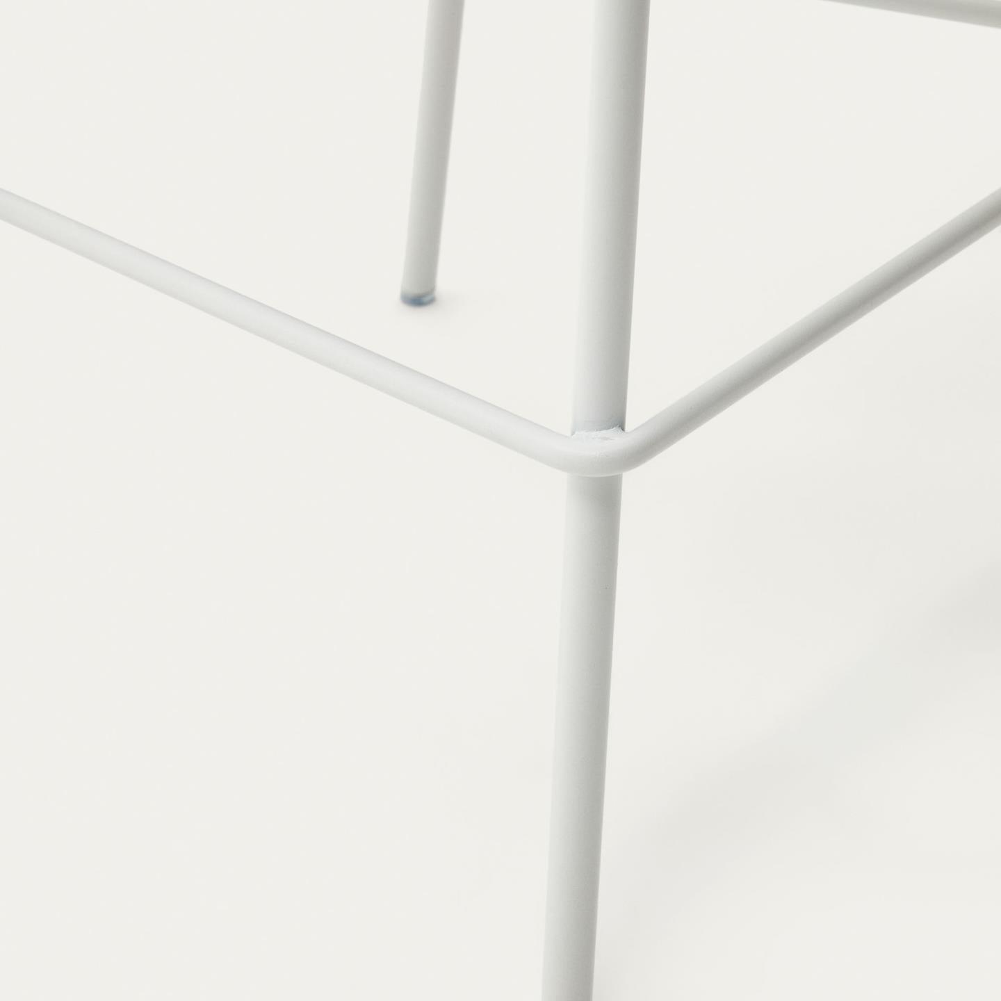 Krzesło barowe ZUNILDA beżowy szenil La Forma Eye on Design