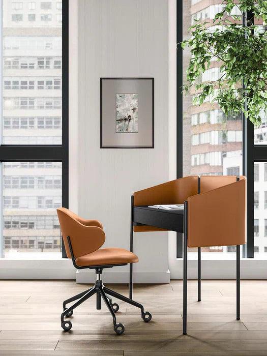 Krzesło biurowe HOLLY kremowy aksamit Calligaris Eye on Design