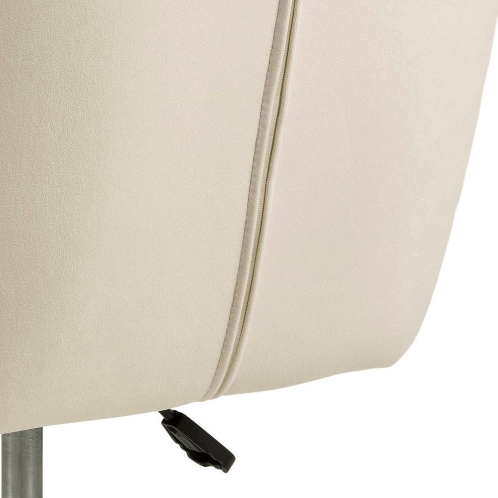 Krzesło biurowe NORA beżowy z czarną podstawą – Actona
