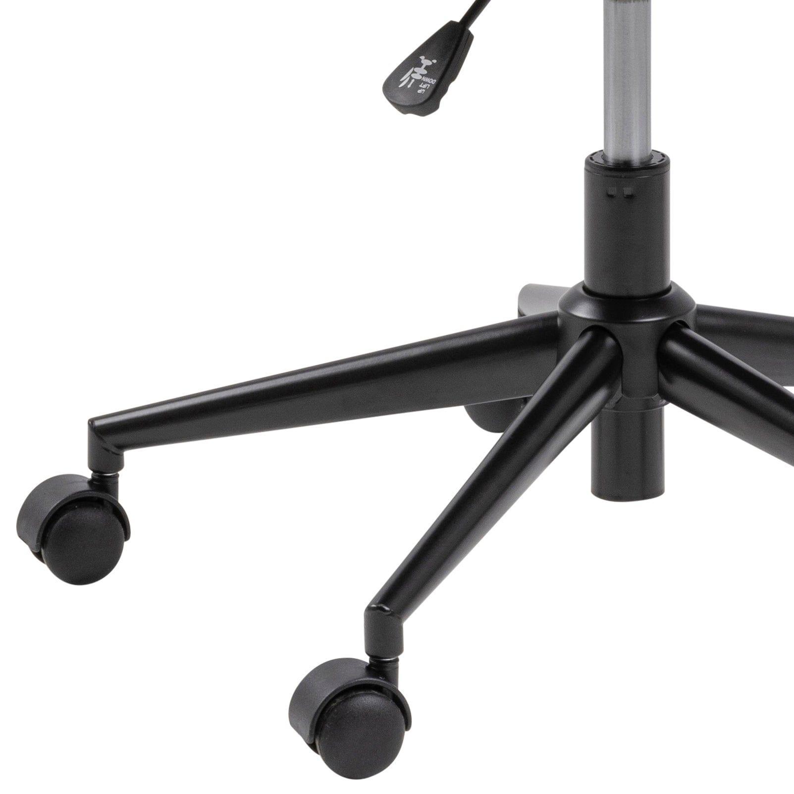 Krzesło biurowe MILAS brudny róż z czarną podstawą Actona Eye on Design