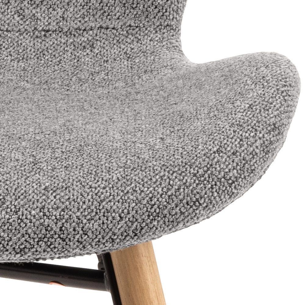 Krzesło BJORN szary z jasną podstawą Home Essentials Eye on Design