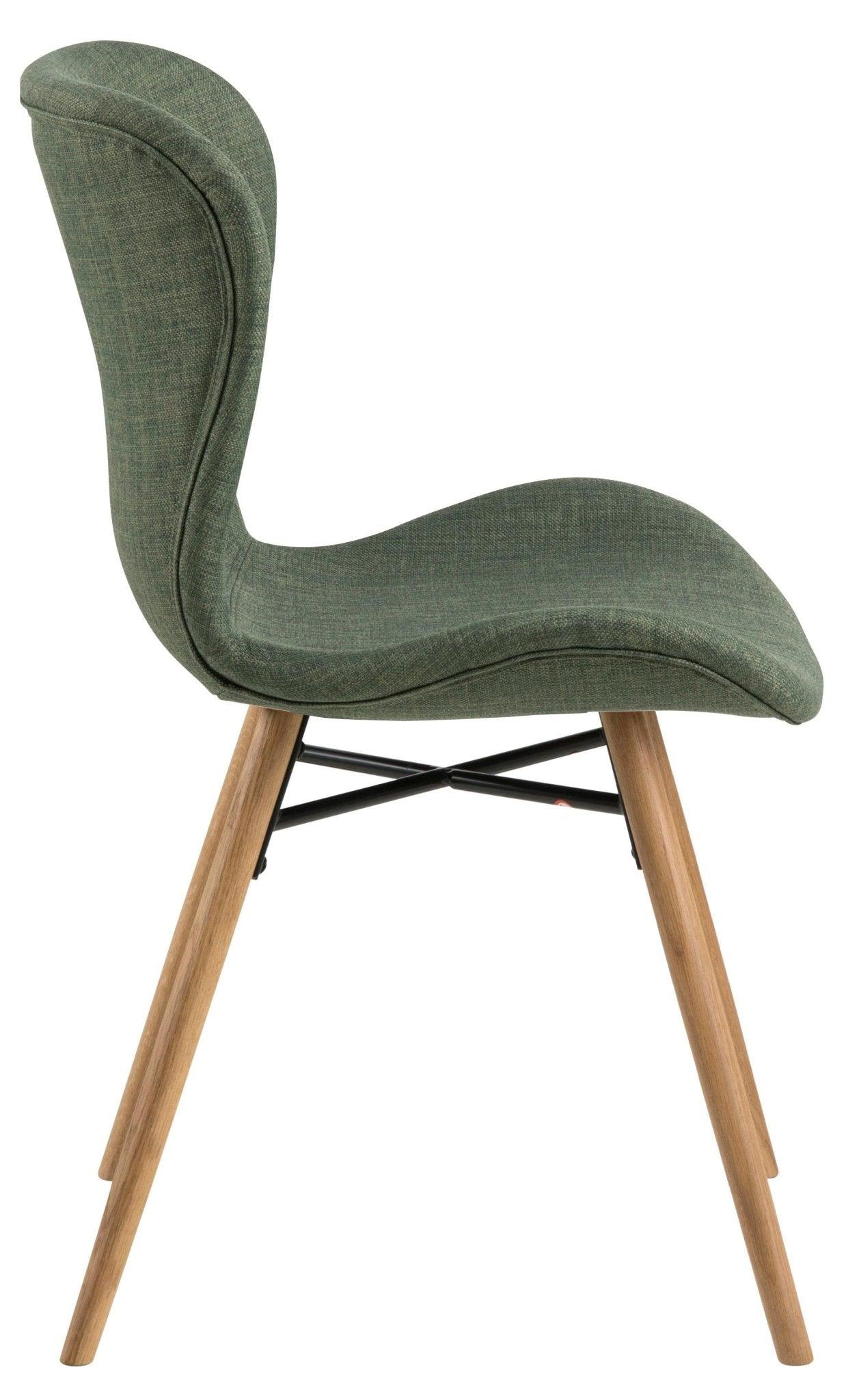 Krzesło BJORN zielony z drewnianią podstawą Home Essentials Eye on Design