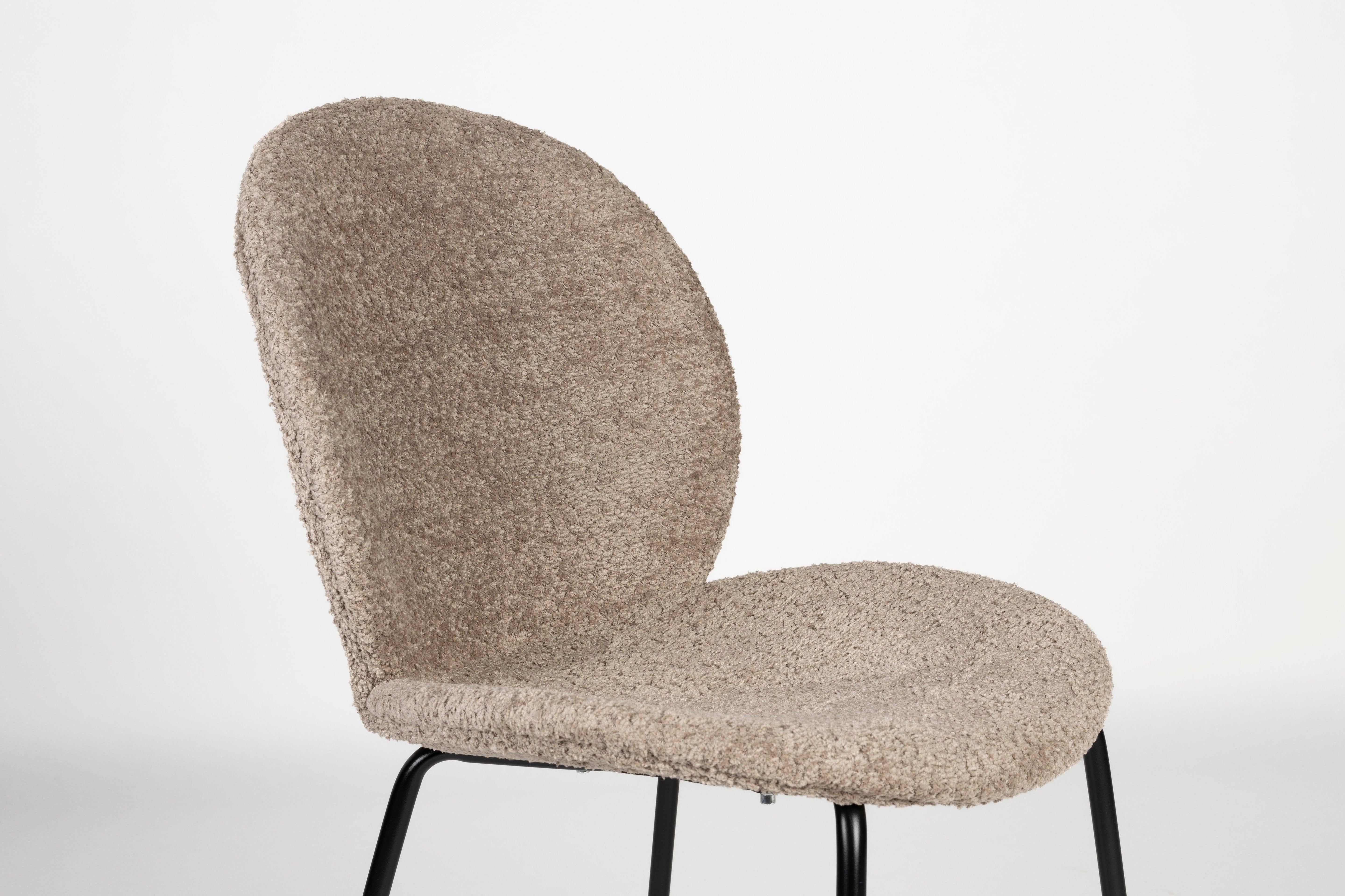 Krzesło BONNET beżowy teddy Zuiver Eye on Design