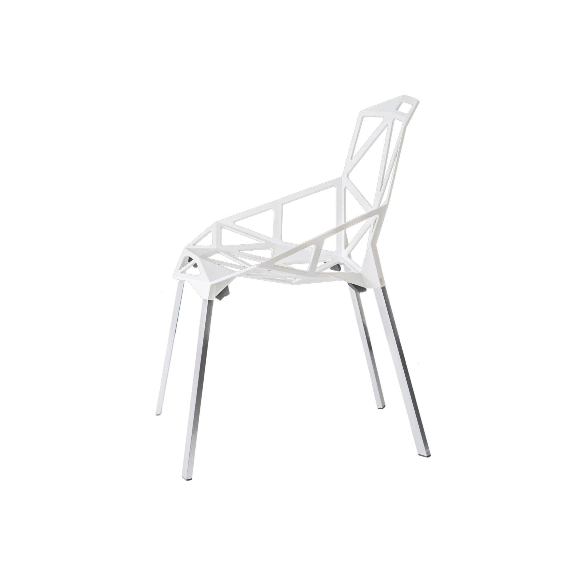 Krzesło CHAIR_ONE biały z aluminium Magis Eye on Design