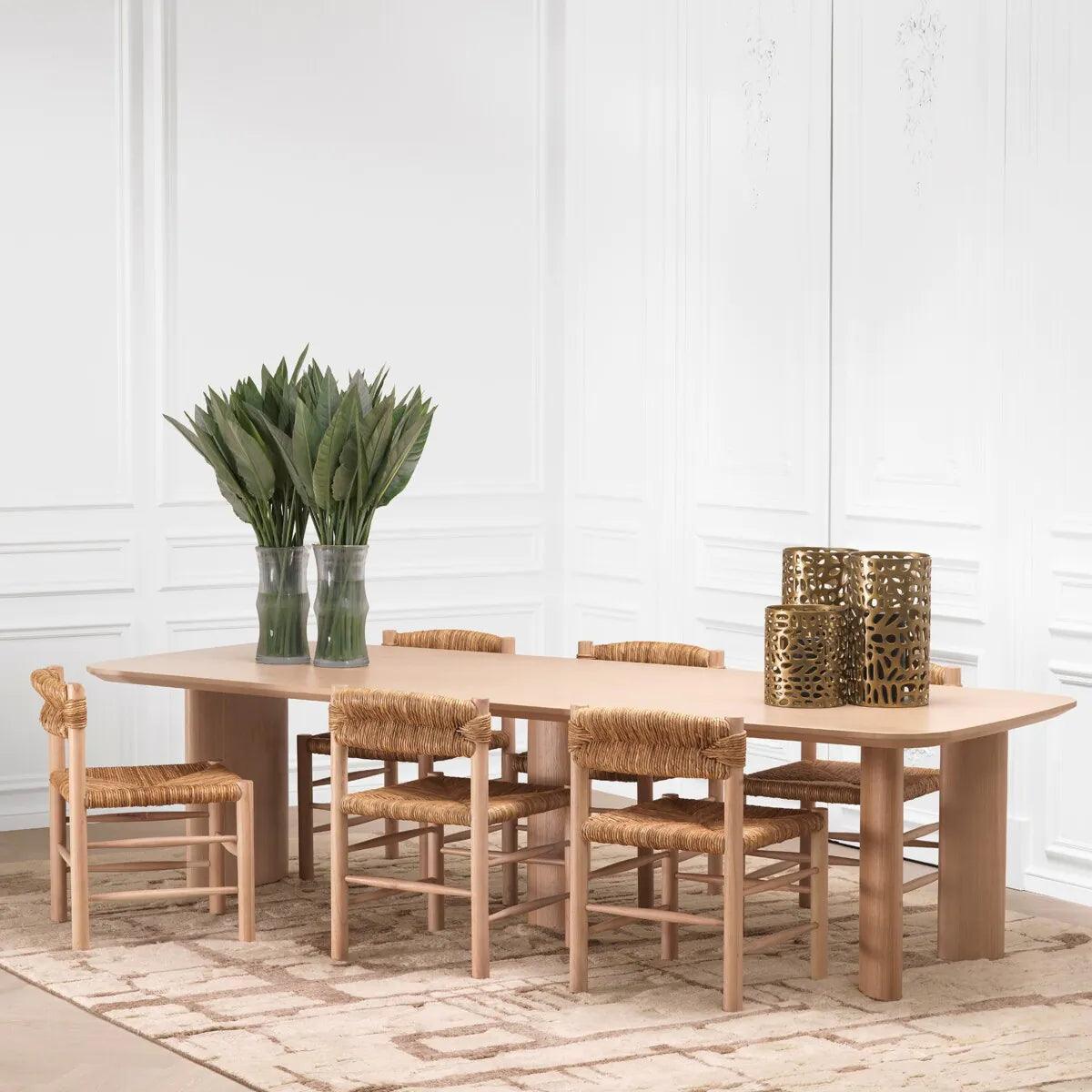 Krzesło COSBY naturalna trawa morska Eichholtz Eye on Design