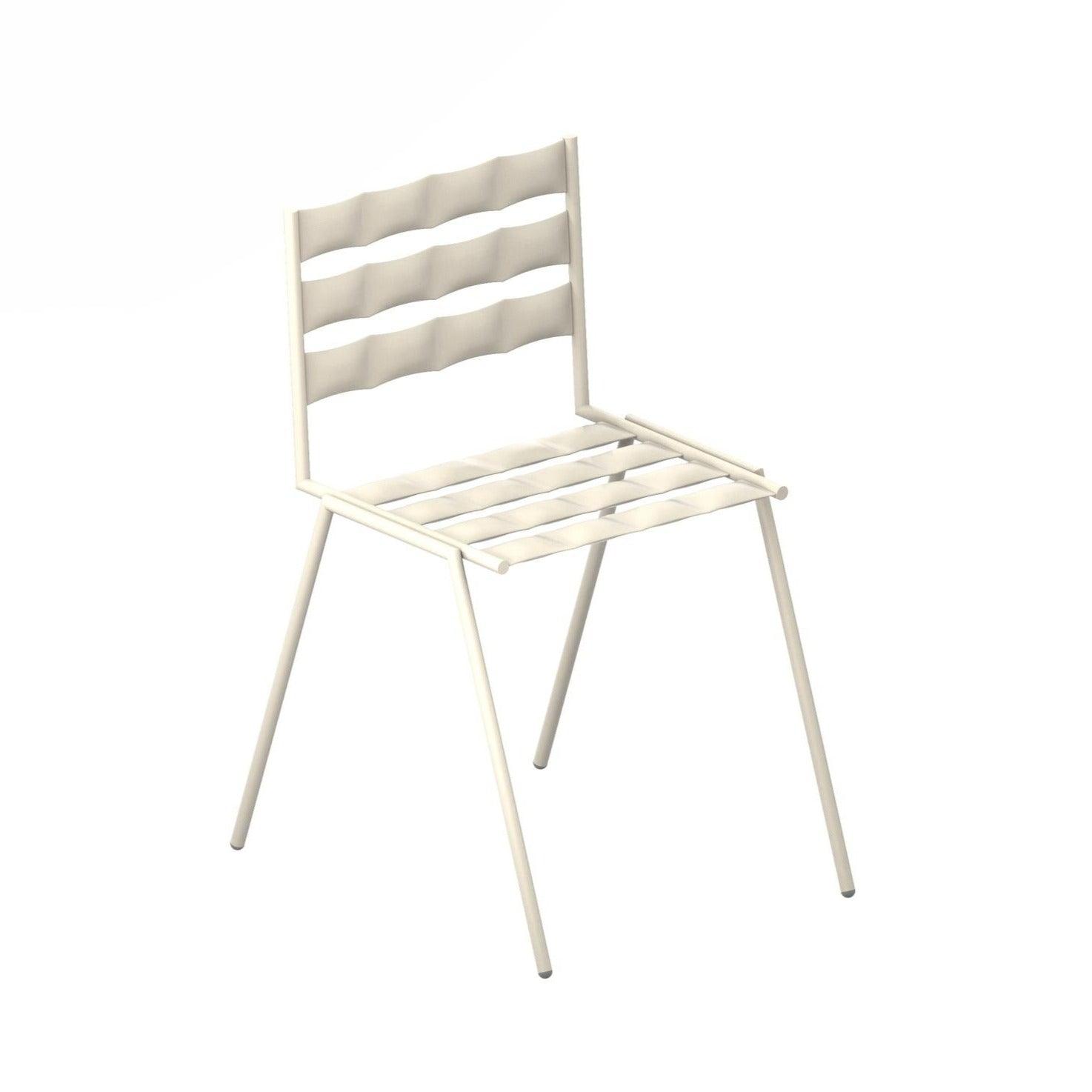 Krzesło COSMIC CHAIR stalowy Mati Sipiora Biały Eye on Design