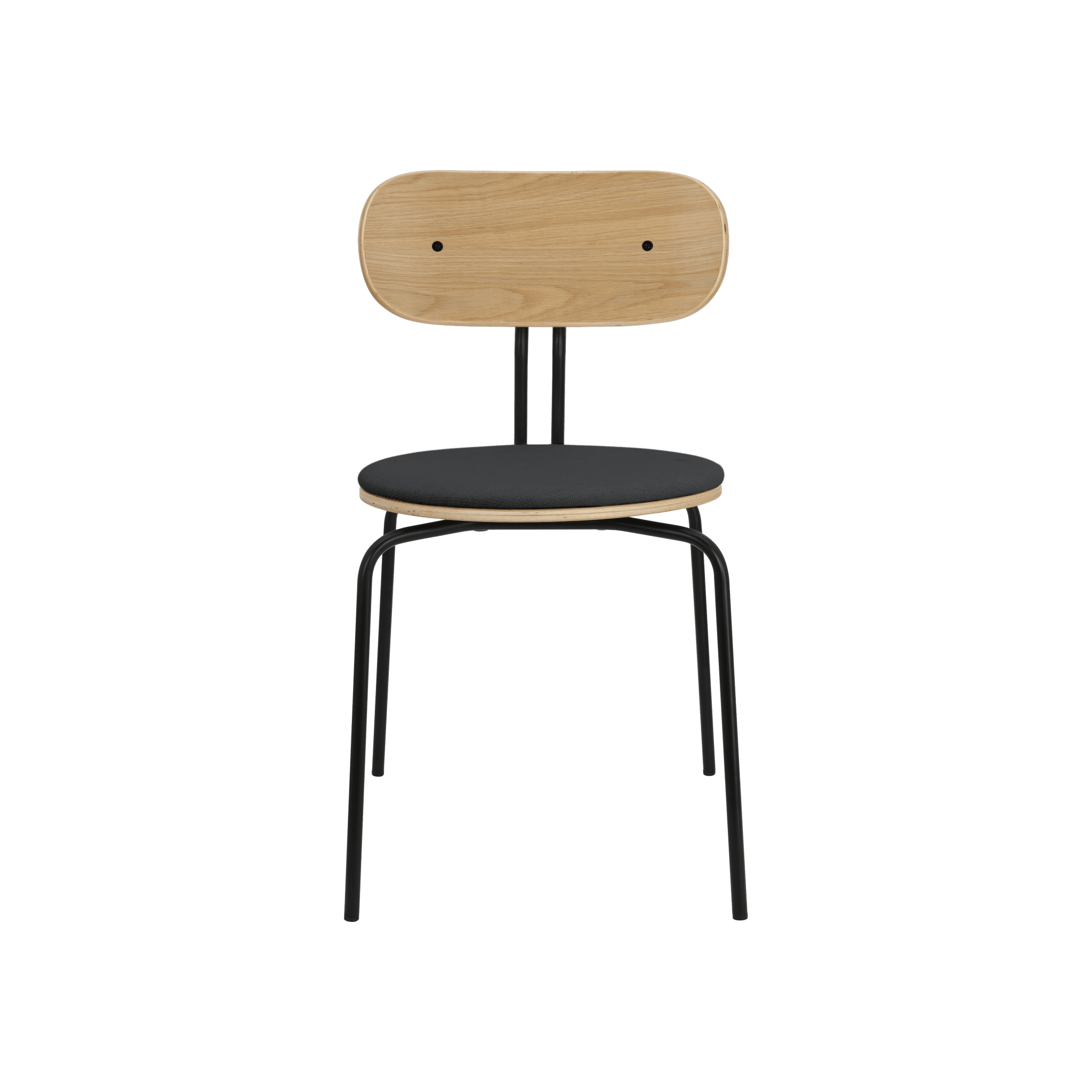 Krzesło CURIOUS antracytowy z czarną podstawą UMAGE Eye on Design