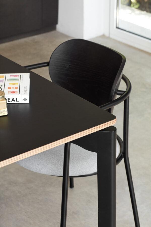 Krzesło ECLIPSE czarny Teulat Eye on Design