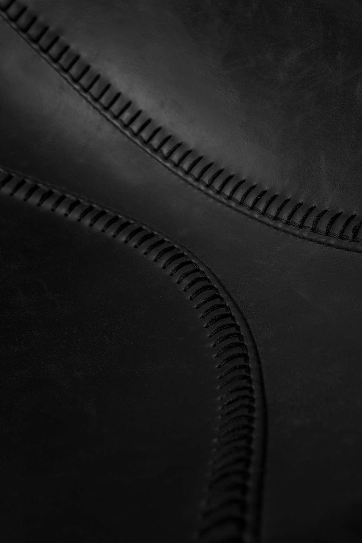 Krzesło FRANKY ekoskóra czarny Dutchbone Eye on Design