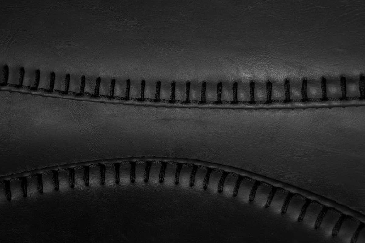 Krzesło FRANKY ekoskóra czarny Dutchbone Eye on Design