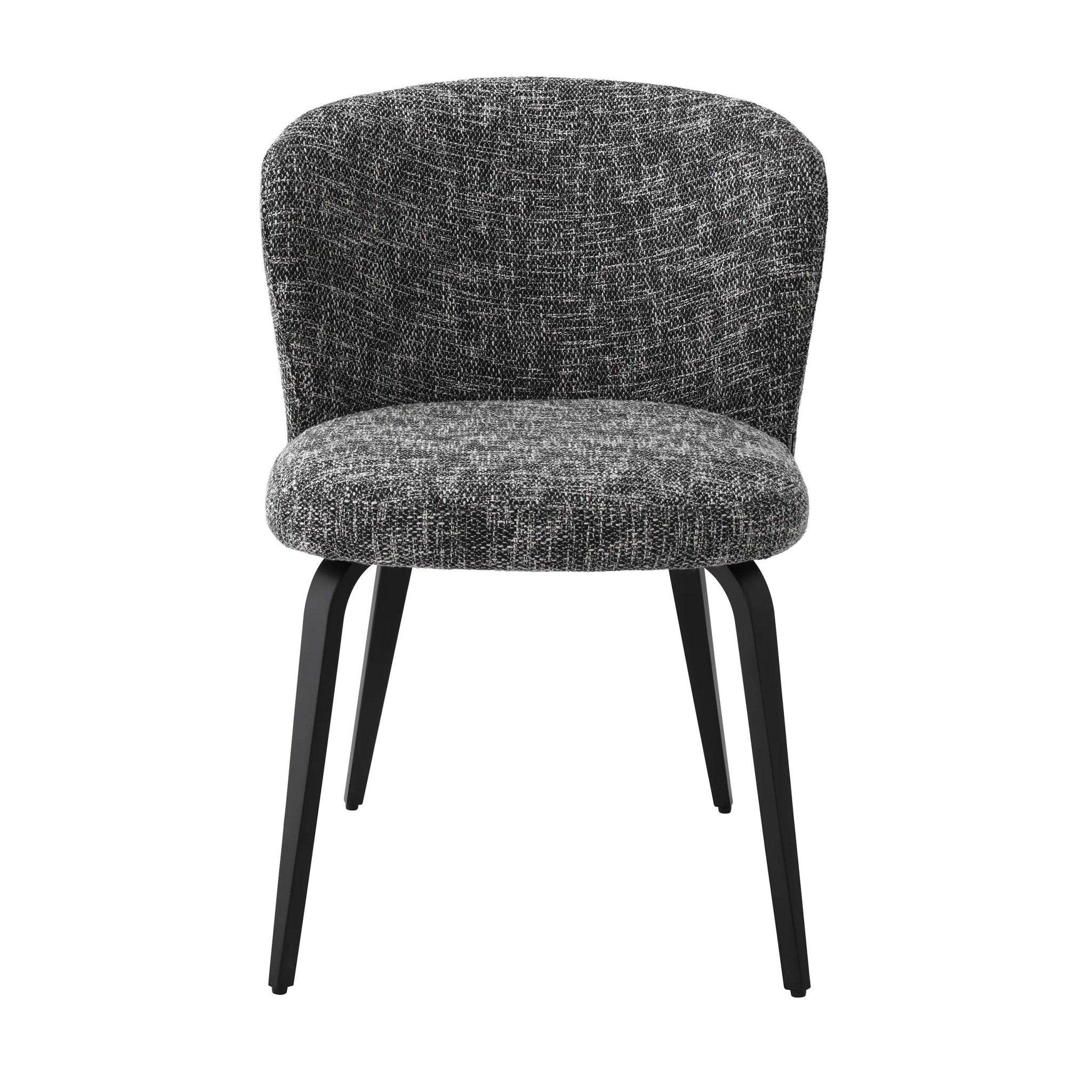 Krzesło HALARD czarny melanż Eichholtz Eye on Design