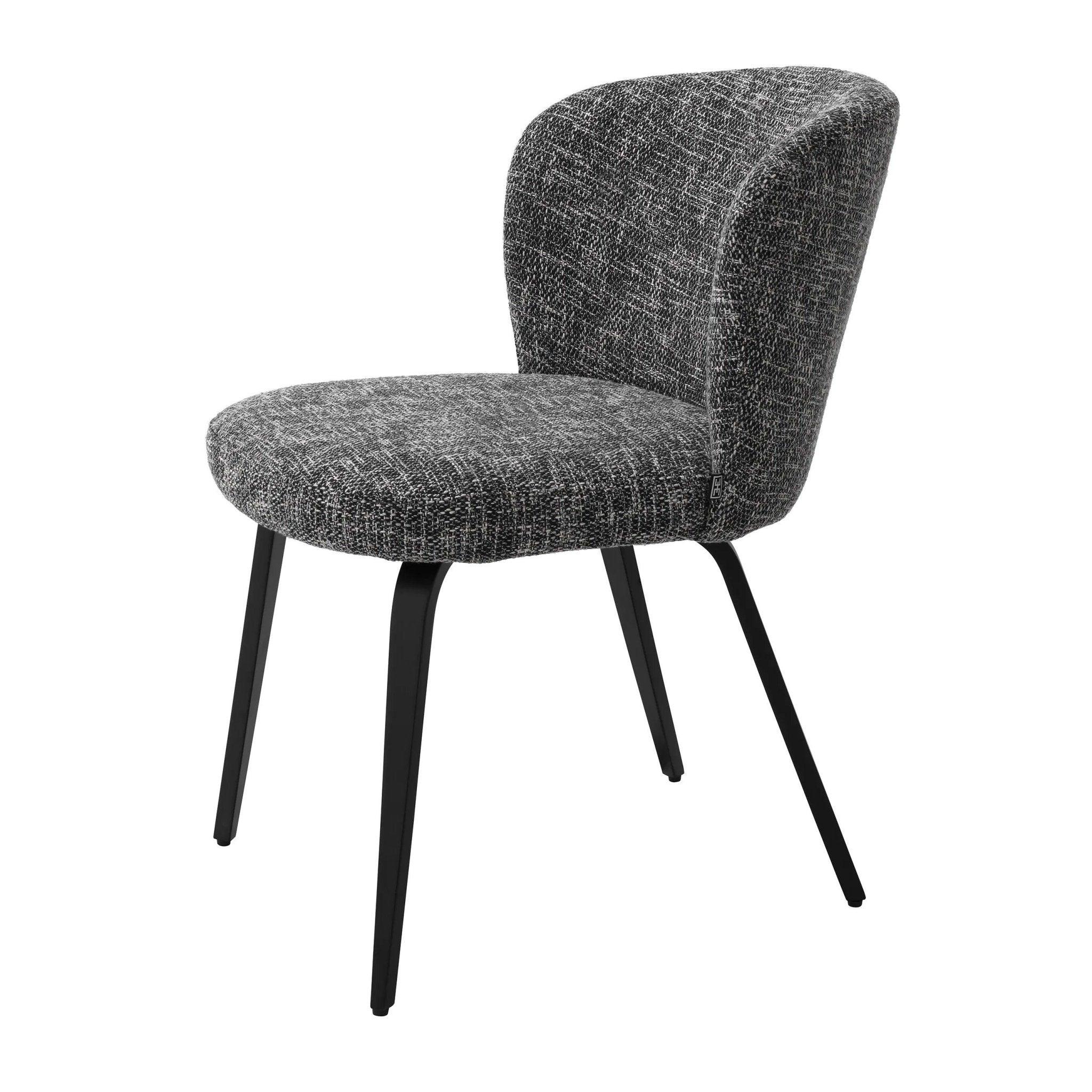 Krzesło HALARD czarny melanż Eichholtz Eye on Design