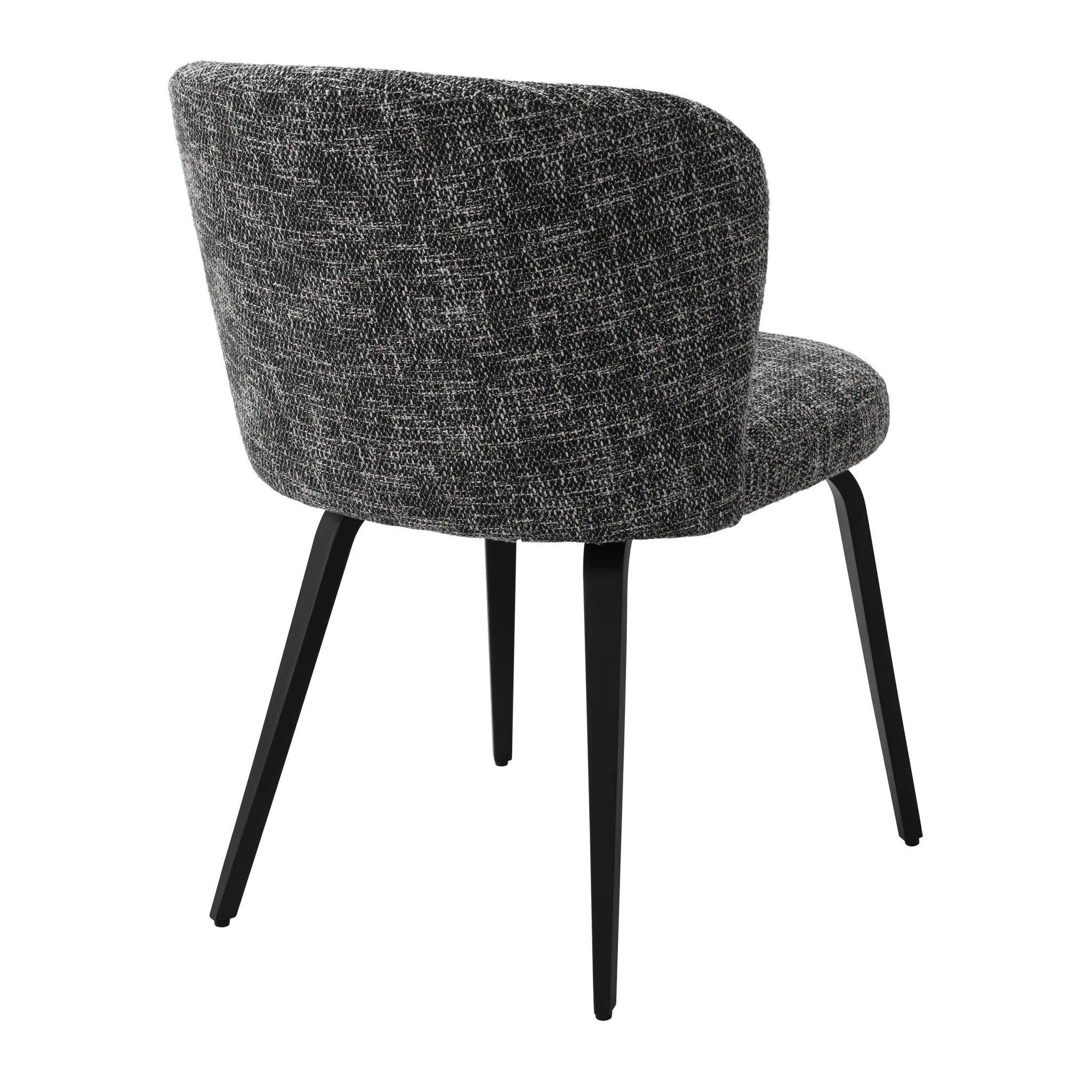 Krzesło HALARD czarny melanż Eichholtz Eye on Design