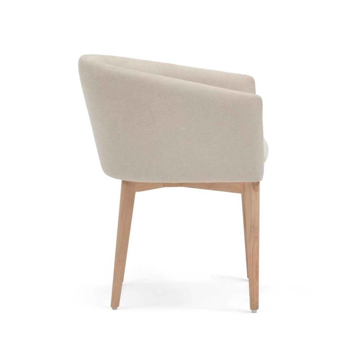 Krzesło HARLAN beżowa szenila La Forma Eye on Design