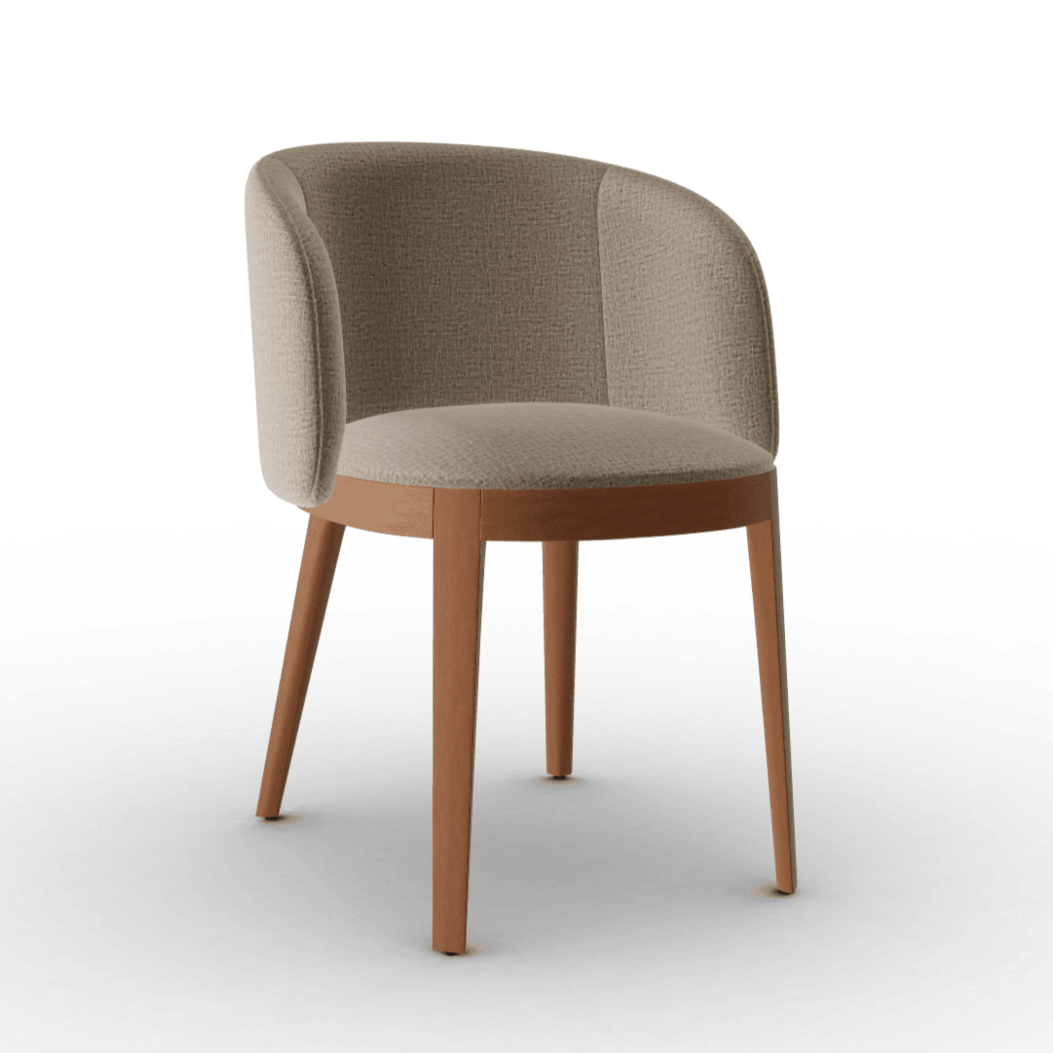 Fotel ADÈL melanż beżowy Calligaris orzech włoski Eye on Design