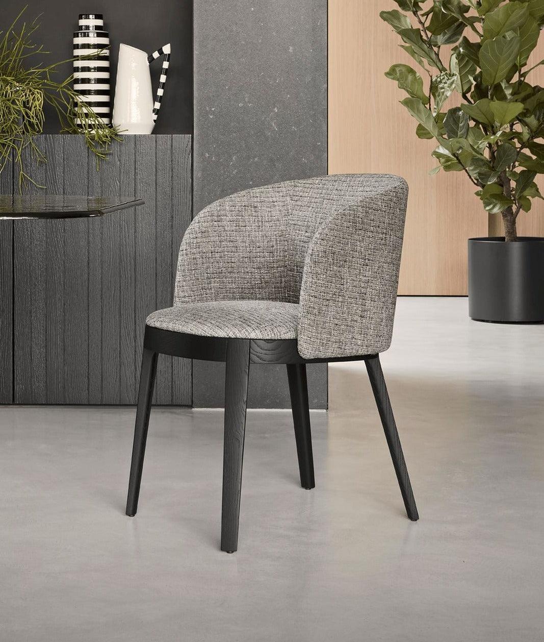 Fotel ADÈL melanż szary Calligaris Eye on Design