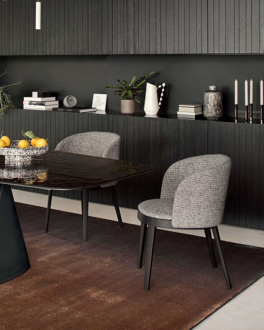 Fotel ADÈL melanż szary Calligaris Eye on Design