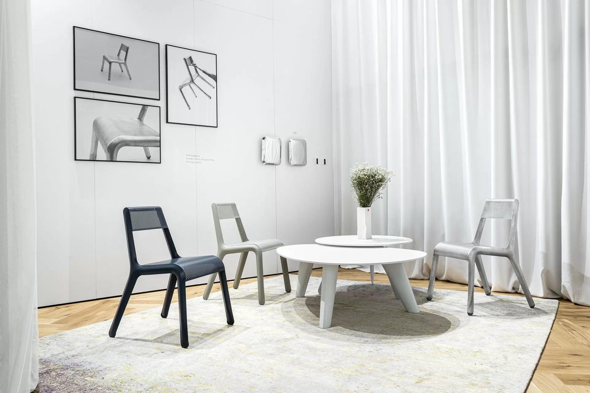 Krzesło LEGGERA beżowy mat Zieta Studio Eye on Design