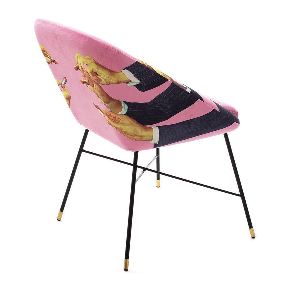Krzesło LIPSTICKS różowy Seletti Eye on Design
