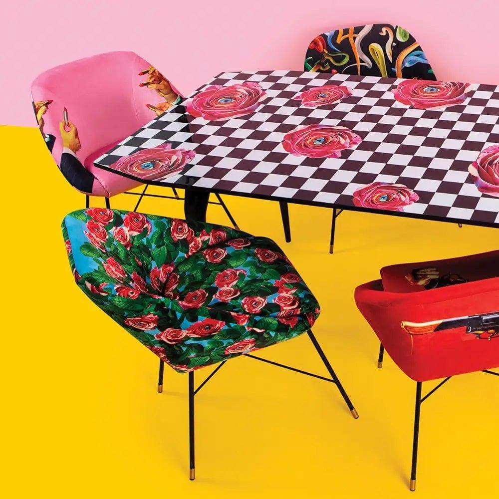 Krzesło LIPSTICKS różowy Seletti Eye on Design