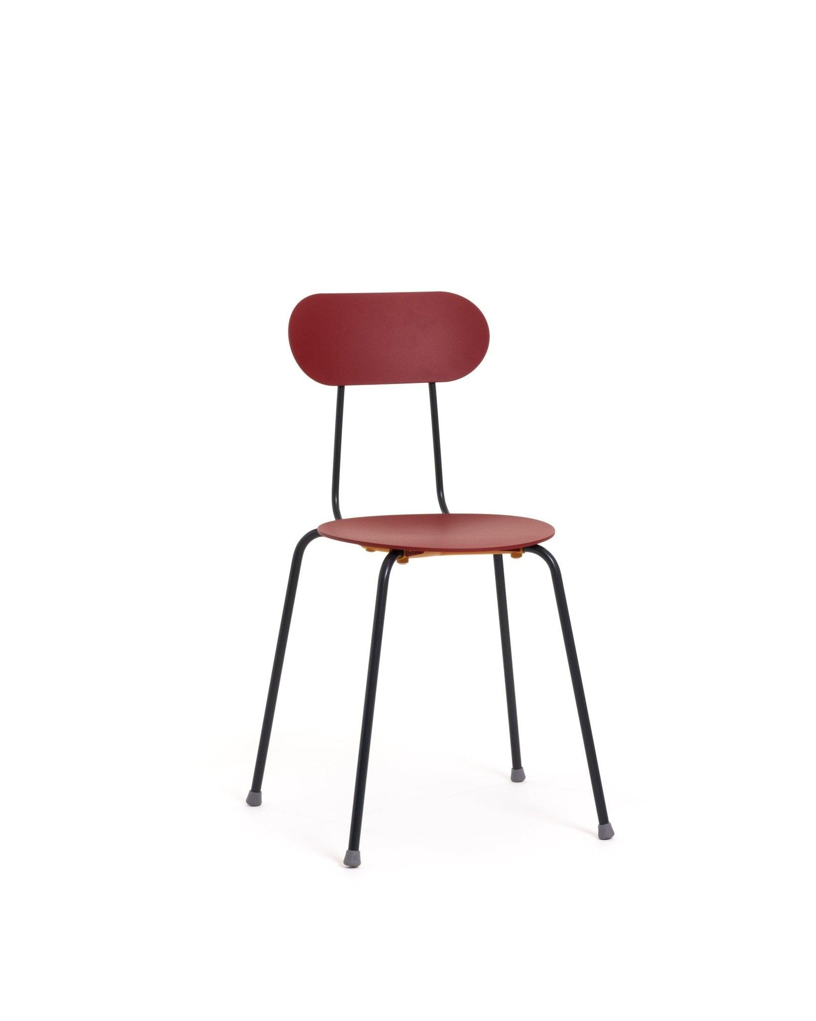 Krzesło MARIOLINA czarny ze srebrną podstawą Magis Eye on Design