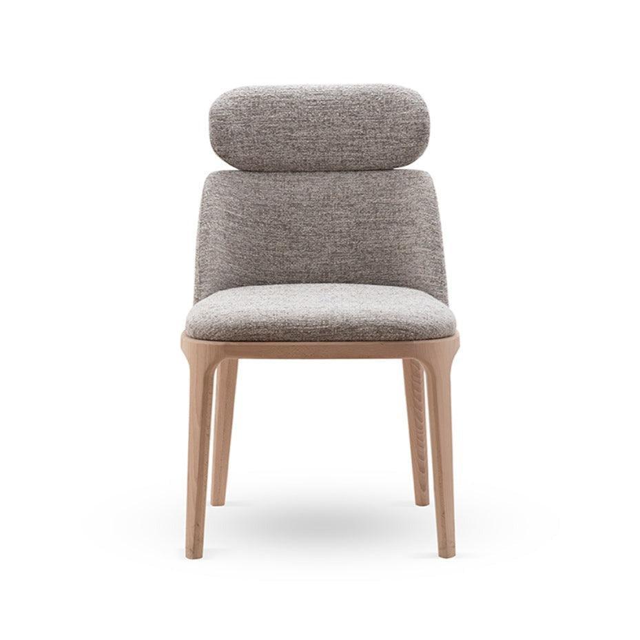 Krzesło MUST I tapicerowane z drewnianą podstawą Nobonobo Eye on Design