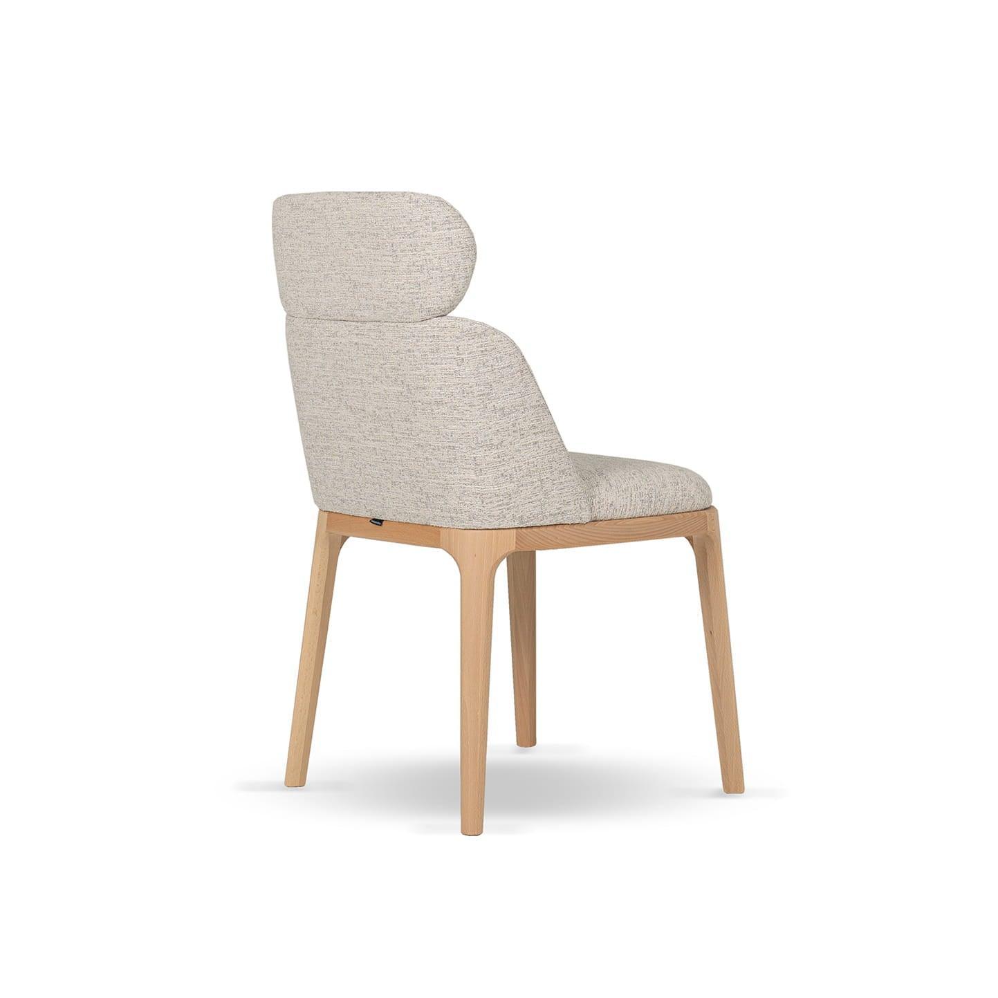 Krzesło MUST I tapicerowane z drewnianą podstawą Nobonobo Eye on Design