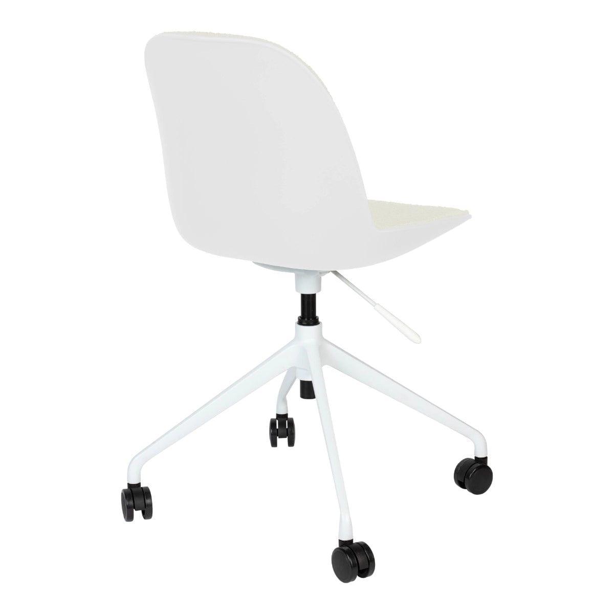 Krzesło na kółkach ALBERT KUIP biały Zuiver Eye on Design