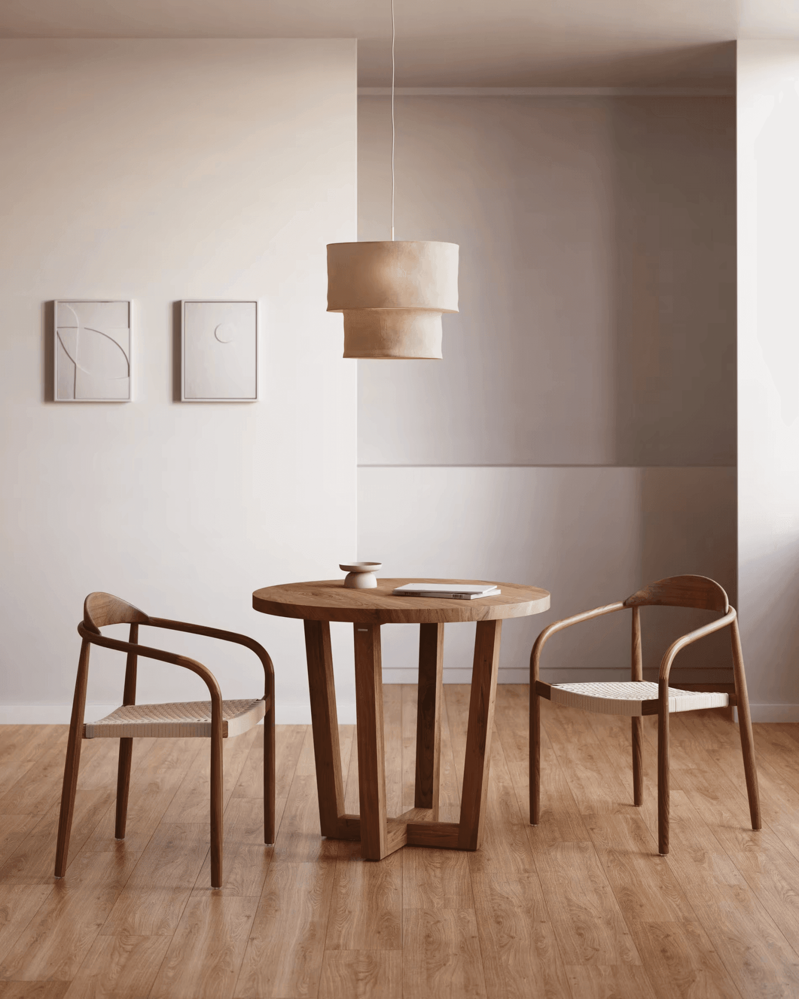 Krzesło NINA ciemnobrązowe drewno akacjowe La Forma Eye on Design