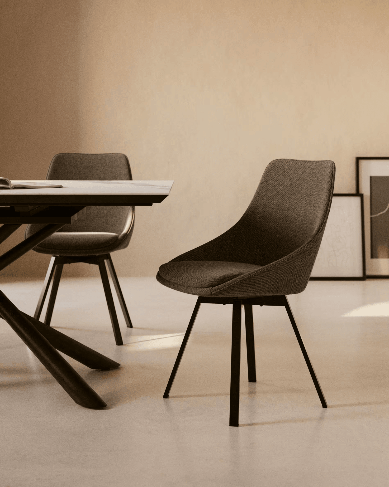 Krzesło obrotowe JENNA ciemnoszary La Forma Eye on Design