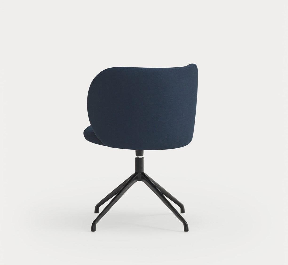 Krzesło obrotowe MOGI granatowy z czarną podstawą Teulat Eye on Design