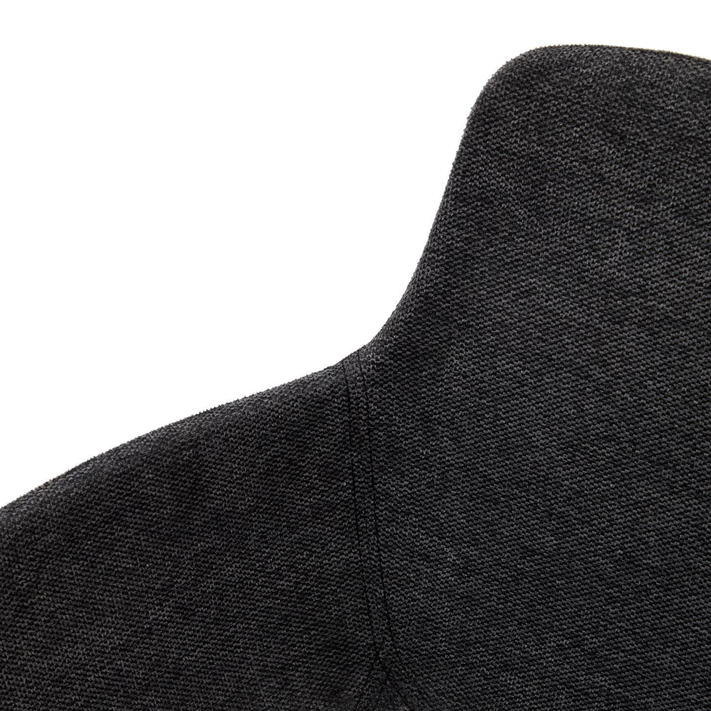 Krzesło obrotowe w tkaninie szenilowej TISSIANA ciemnoszary La Forma Eye on Design