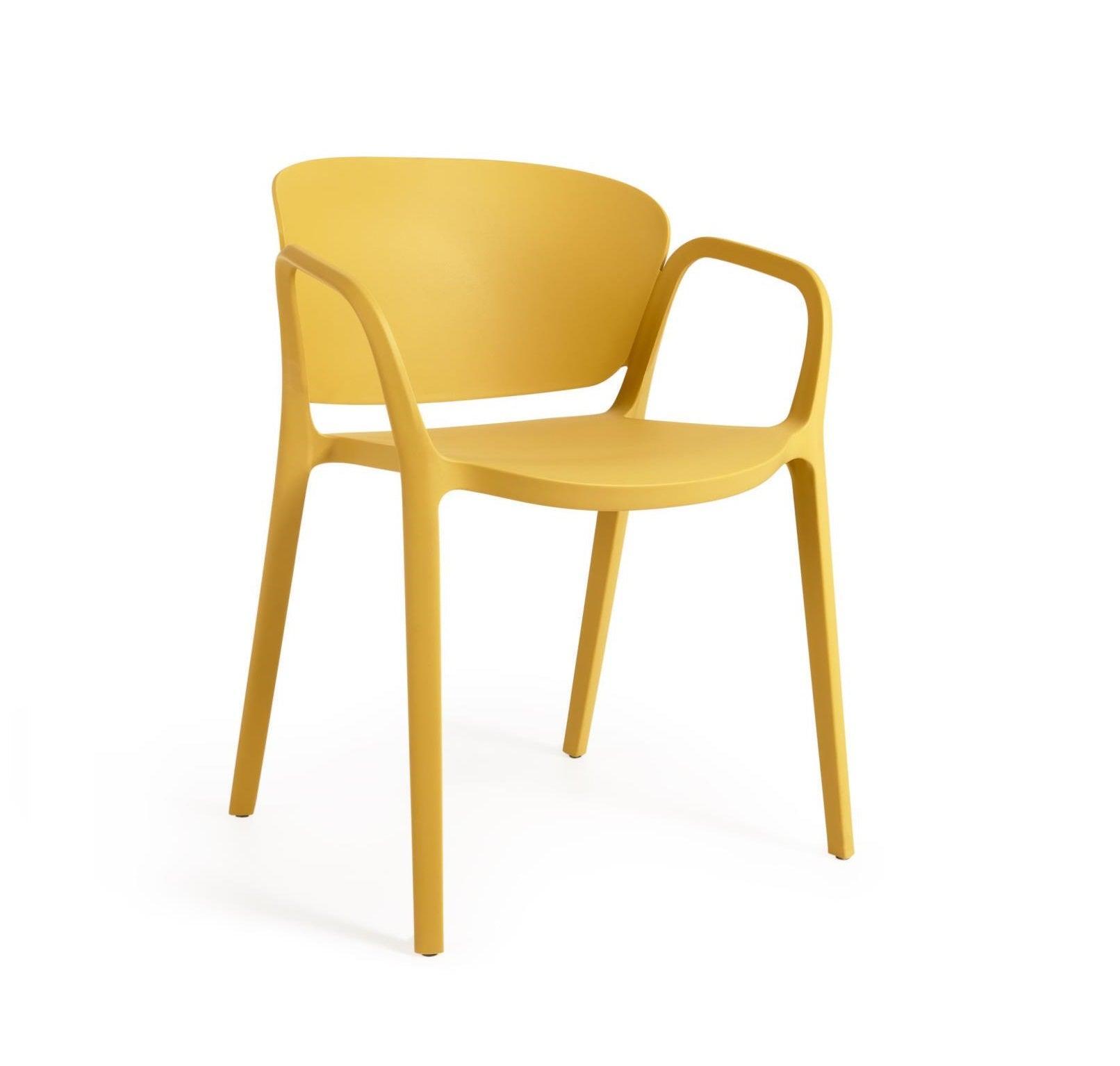 Krzesło ogrodowe ANIA żółty La Forma Eye on Design