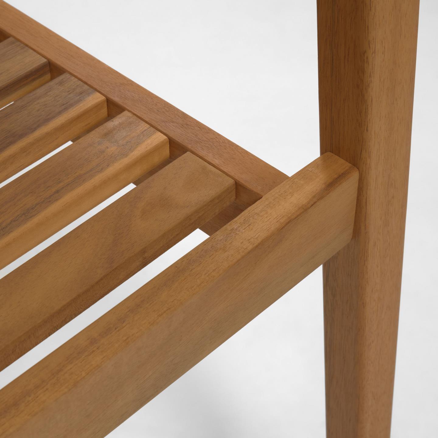 Krzesło ogrodowe HANZEL lite drewno akacjowe La Forma Eye on Design