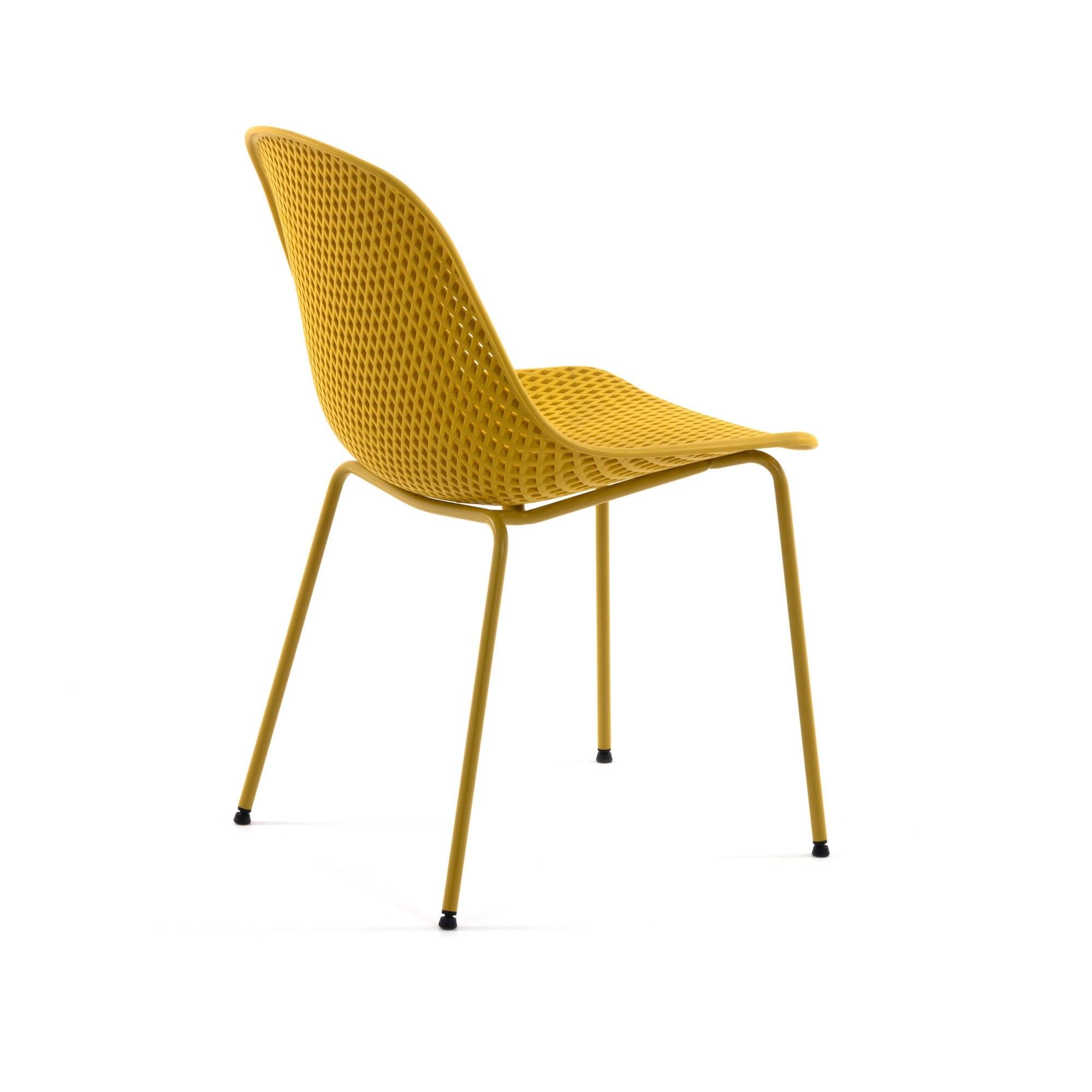 Krzesło ogrodowe QUINBY żółty La Forma Eye on Design