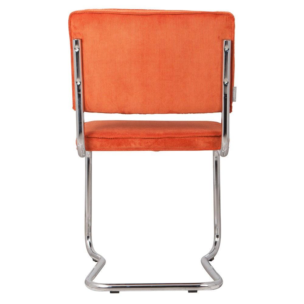 BRAK - Krzesło RIDGE KINK RIB pomarańczowe 19A Zuiver Eye on Design