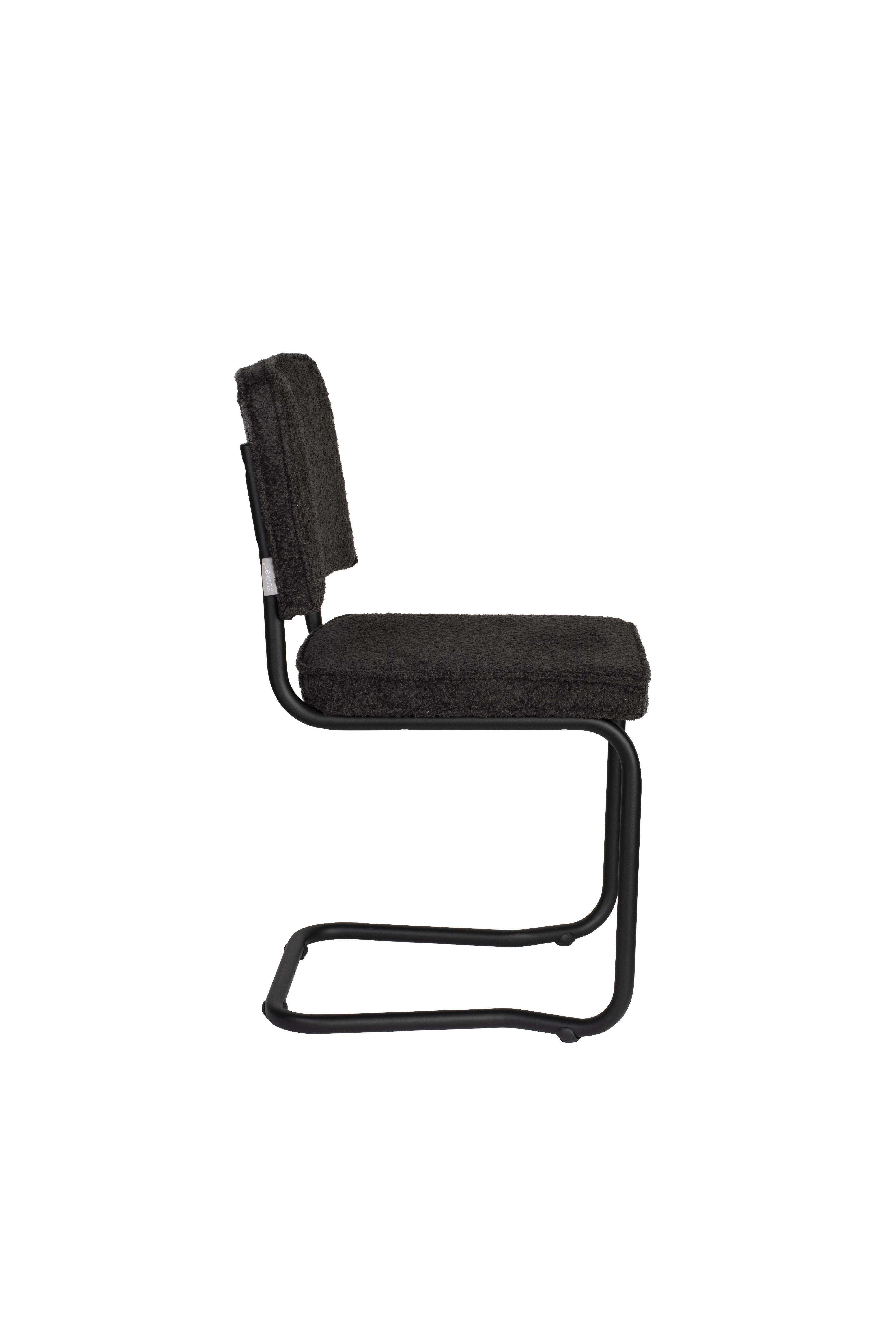 Ridge Kink Chair Soft Black Zuiver Eye on Design