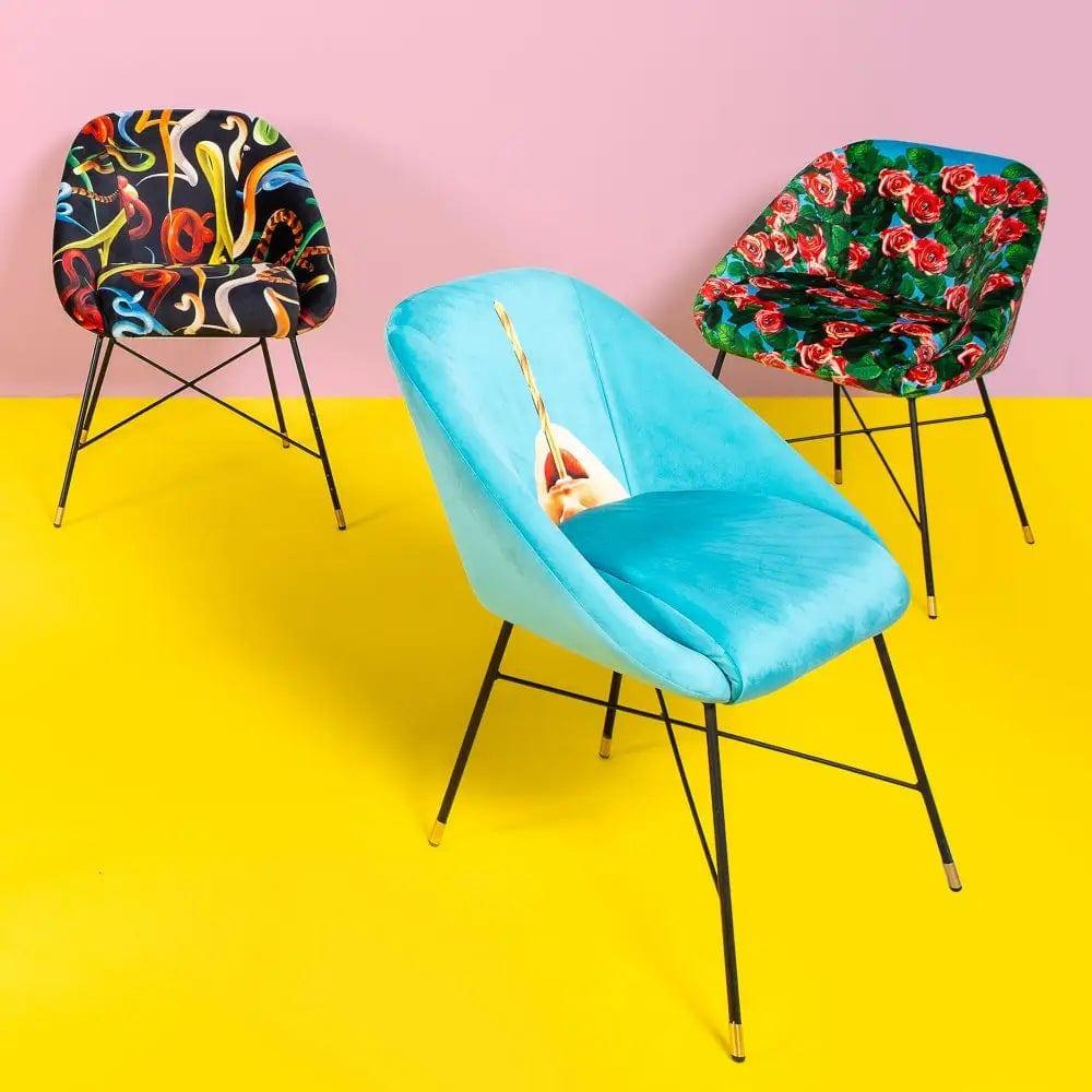 Krzesło ROSES zielony Seletti Eye on Design