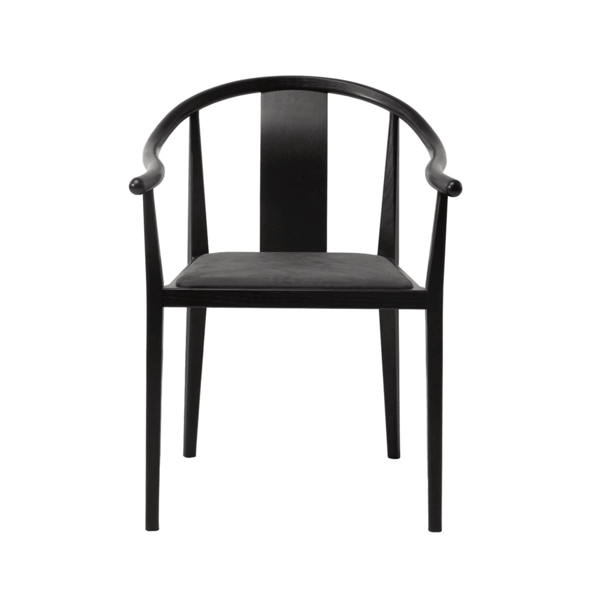 Krzesło SHANGHAI czarny z ekoskórą NORR11 Eye on Design