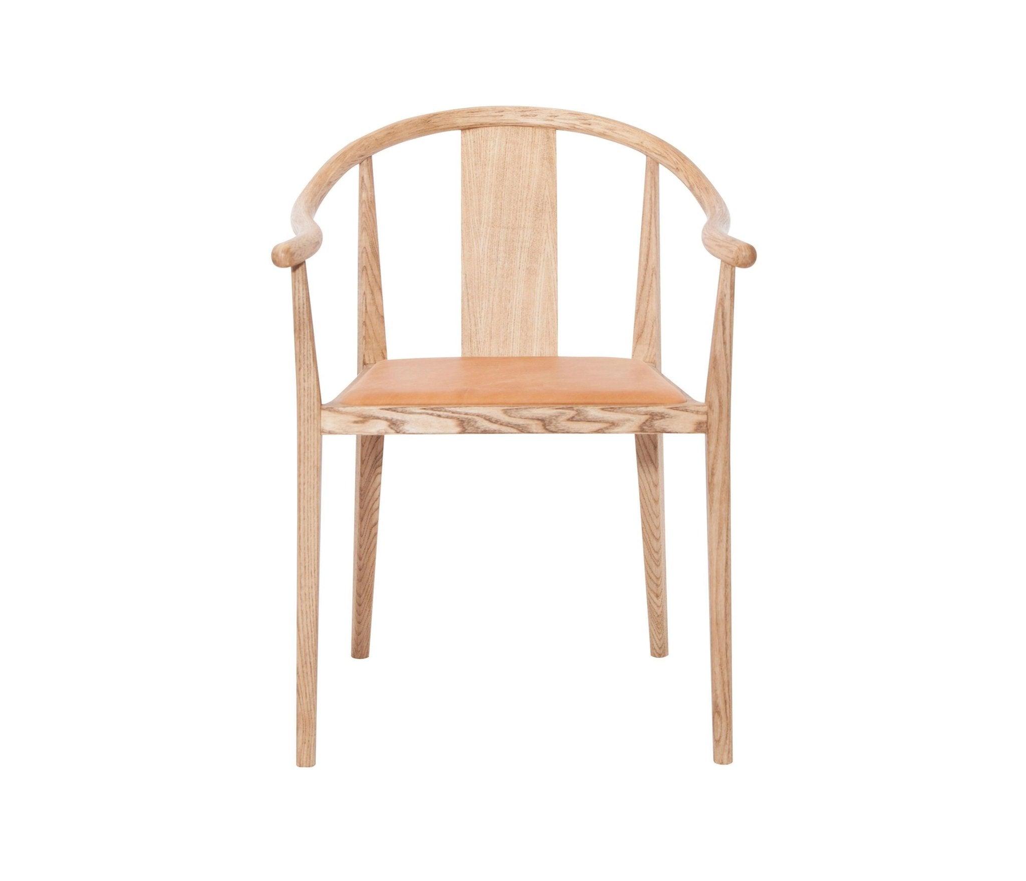 Krzesło SHANGHAI jesionowy z ekoskórą NORR11 Eye on Design