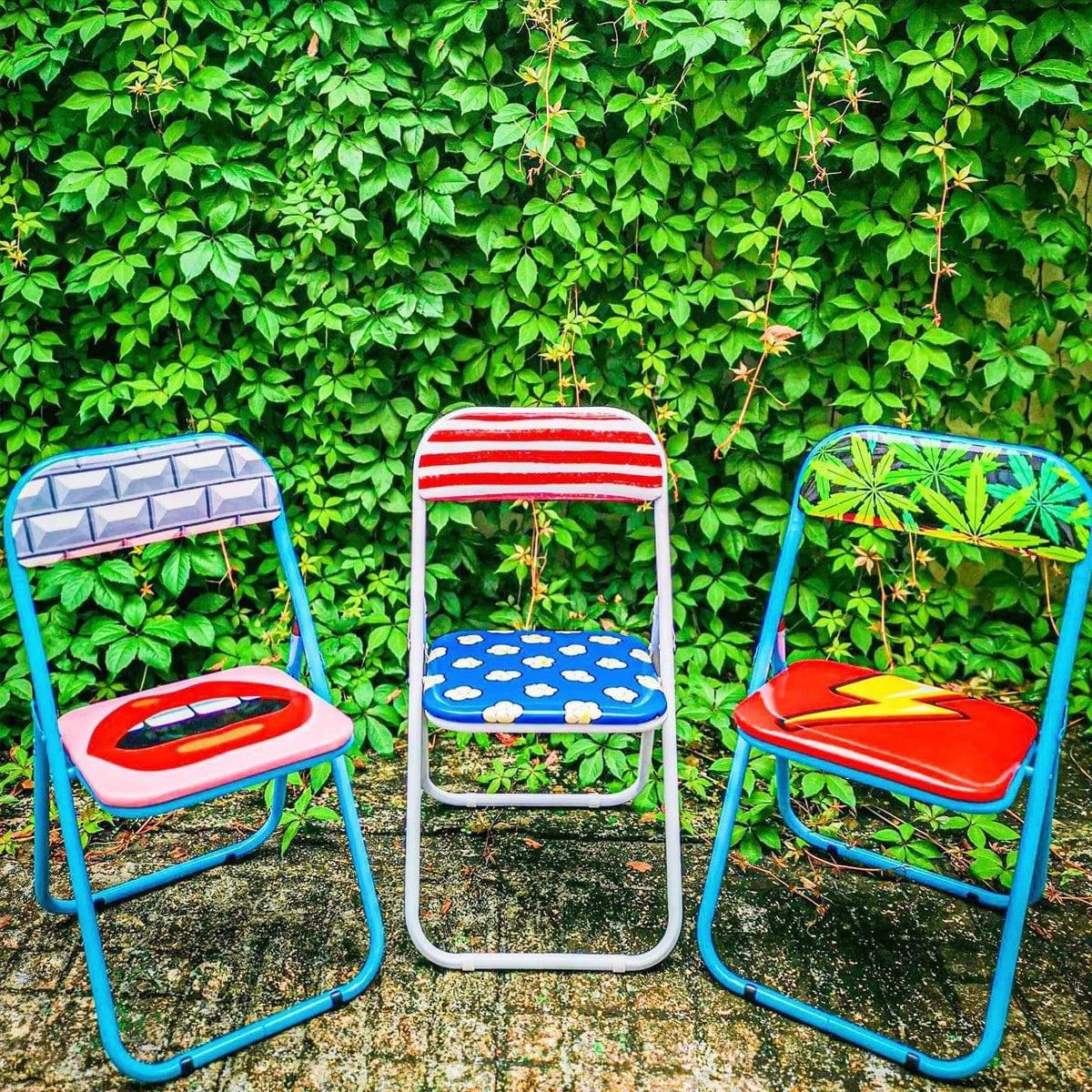 Krzesło składane MOUTH Seletti Eye on Design