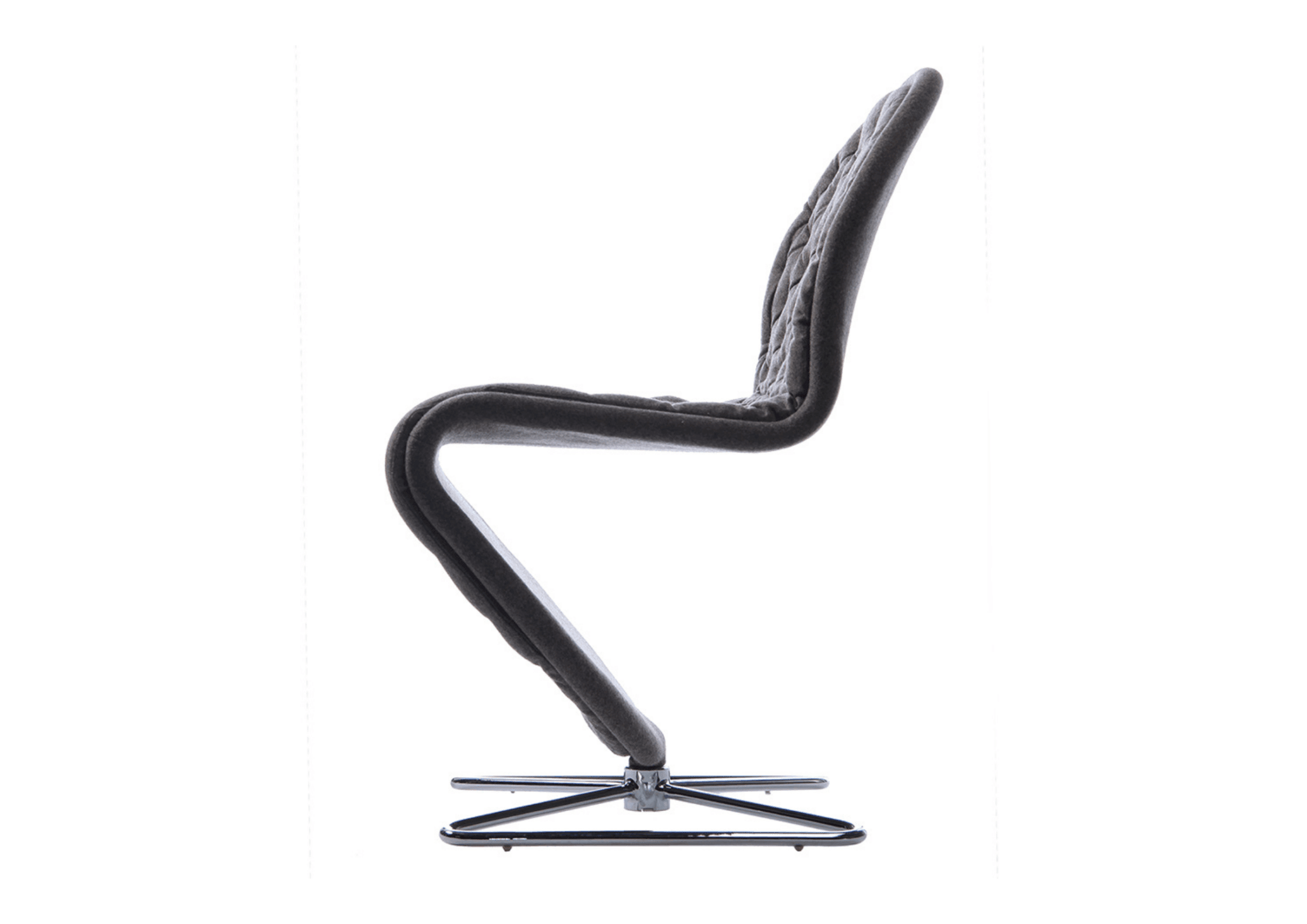 Krzesło SYSTEM 1-2-3 DELUXE z motylkową podstawą Verpan Eye on Design