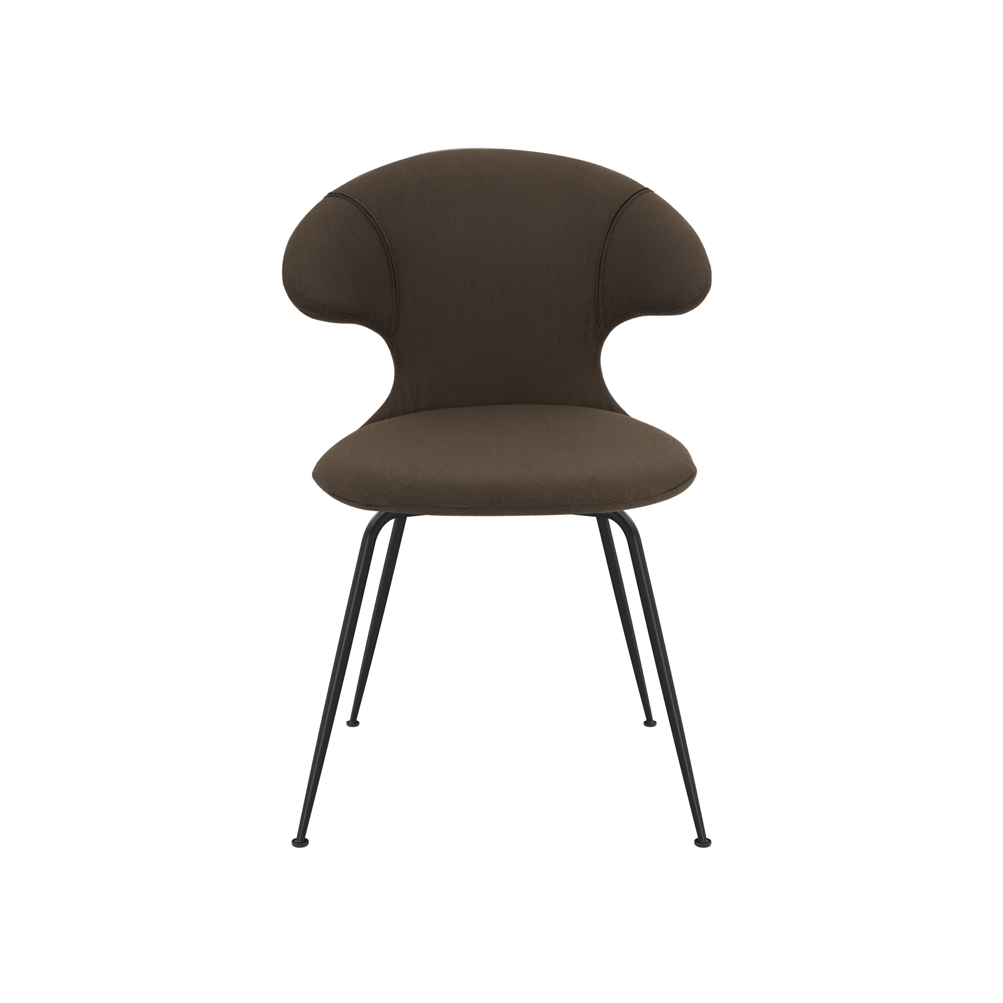 Krzesło TIME FLIES kawowy z czarną podstawą UMAGE Eye on Design