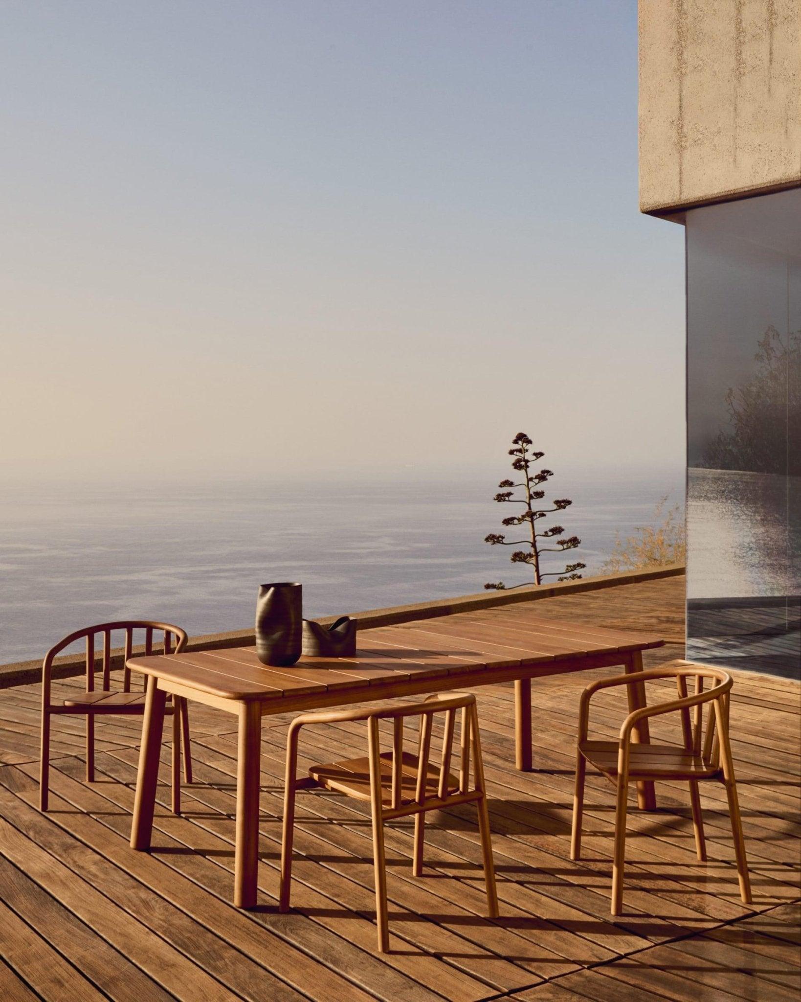 Krzesło TURQUETA drewno tekowe La Forma Eye on Design